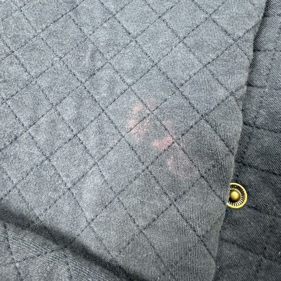 VTG tommy hilfiger womens large vintage full zip quilted cotton jacket 90s flaws - Picture 10 of 10